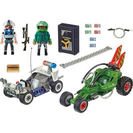 Playmobil City Action Αστυνομική Καταδίωξη Go-Kart (70577)